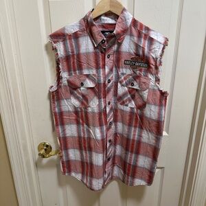 Harley-Davidson Cotton Riding Vest - Sleeveless Shirt